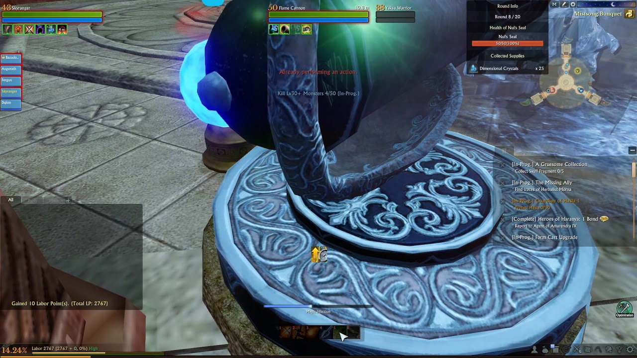 Archeage Unchained - Mistsong Banquet - How to Solo Lane to Wave 18