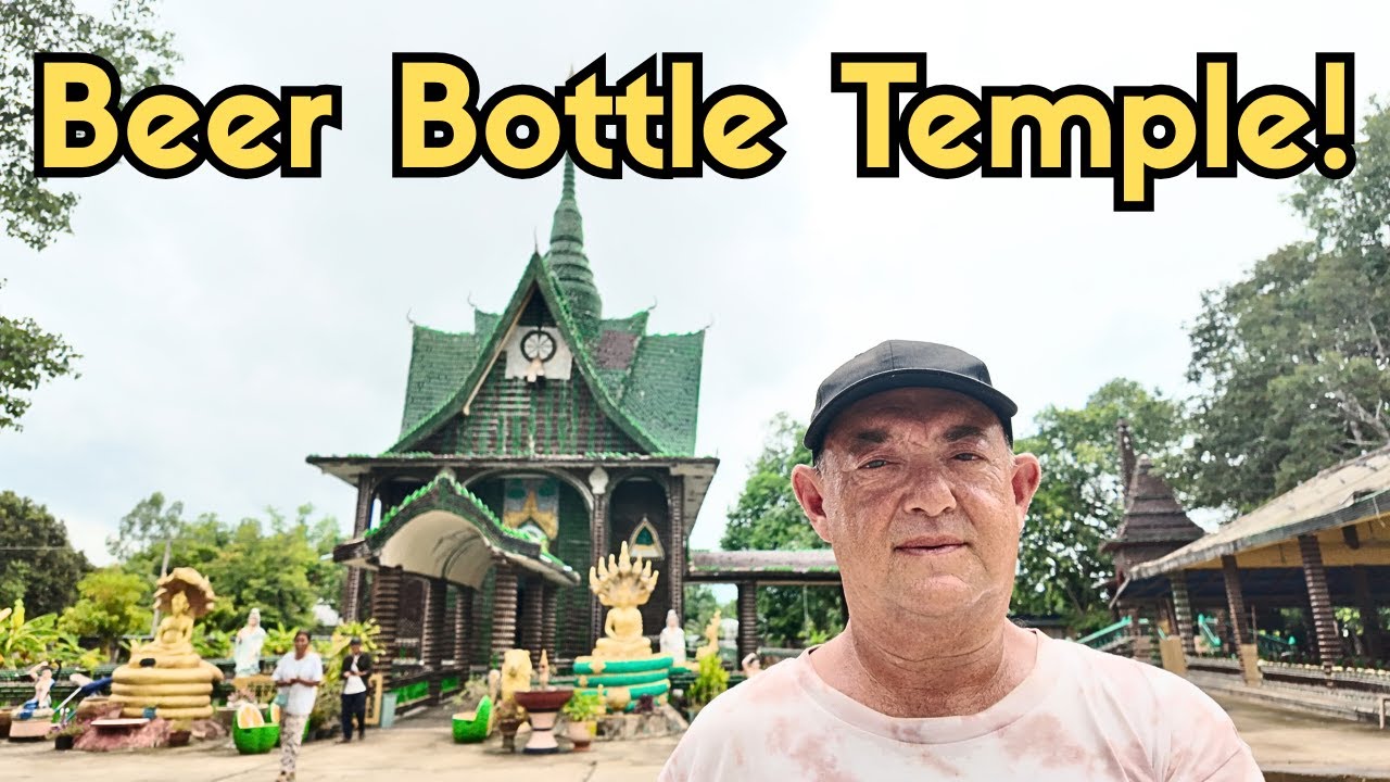 Thailand&rsquo;s Temple Made of 1.5 Million Beer Bottles!
