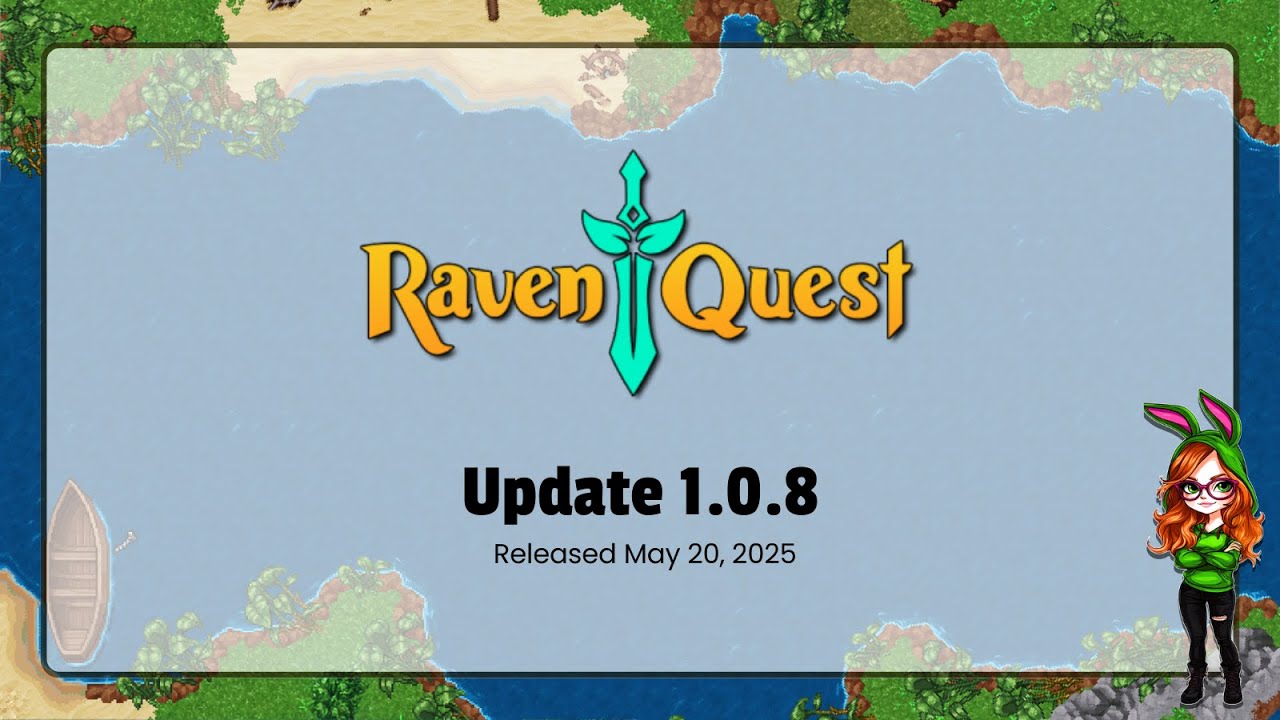 RavenQuest Patch 1.0.8 Summary