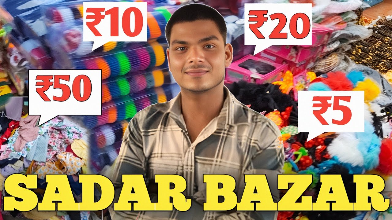 Delhi Sadar Bazar 😱 | Asia Ka Sabse Sasta Wholesale Market | Full Shopping Vlog