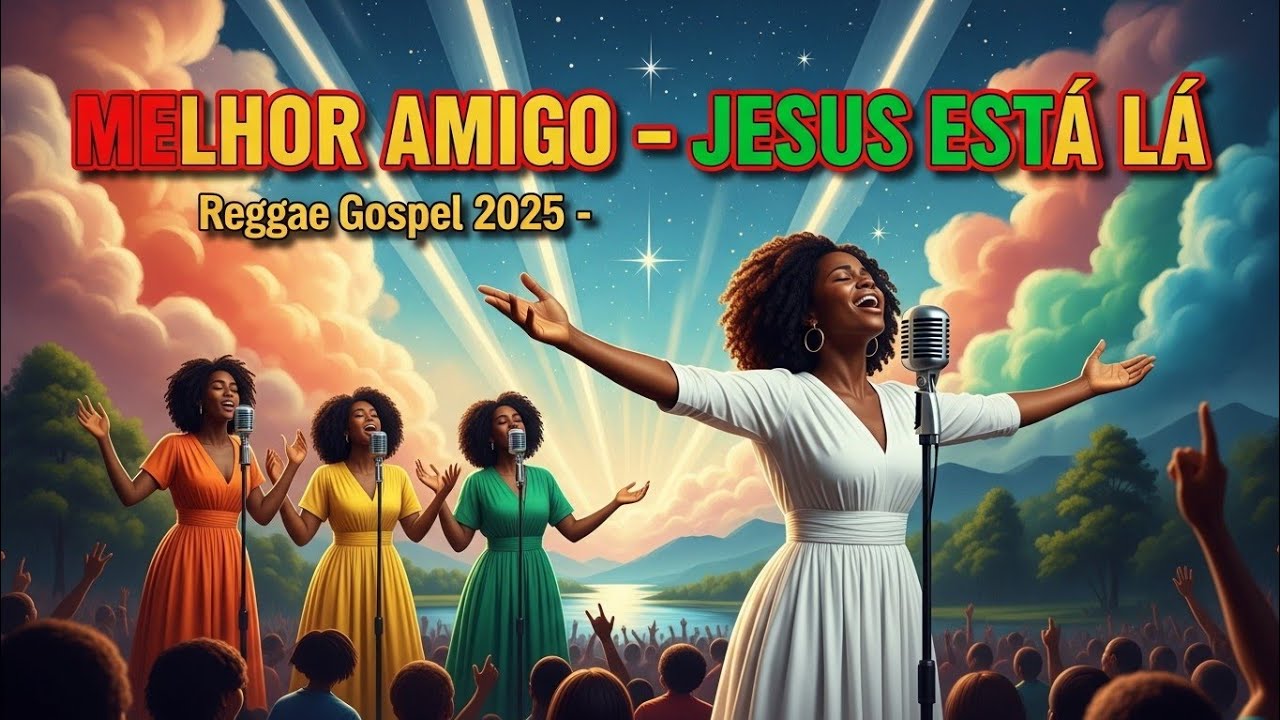 🙌 O Nome d’Ele é JESUS –Melhor Amigo 💛 | Versão Reggae Gospel 2025 🎶🔥nas horas escuras jesus está lá