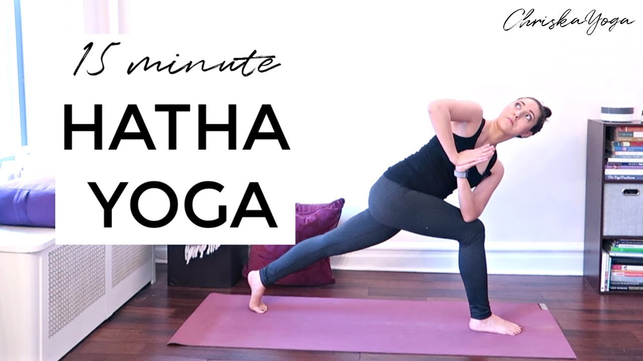 15 Min Hatha Yoga for Beginners | Basic Beginners Yoga | ChriskaYoga