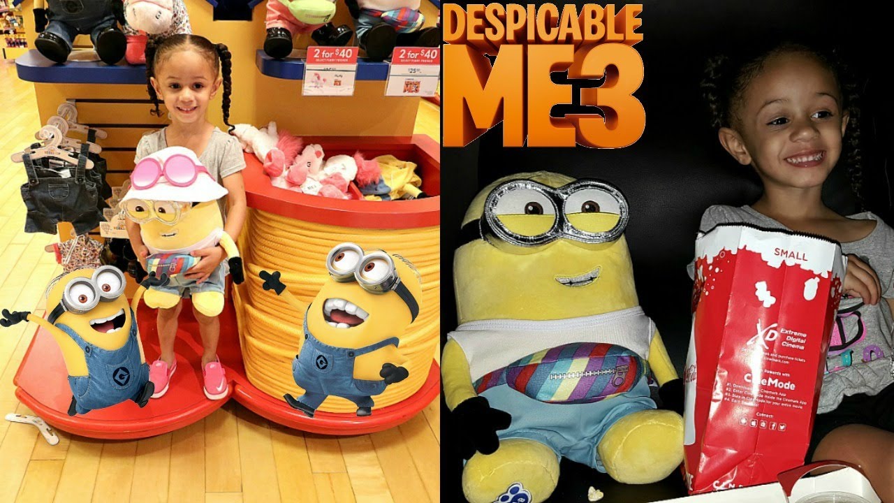 Despicable Me 3 Movie and Build A Bear Workshop Minions! Family Fun Vlogs!