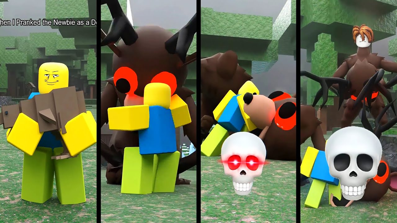 When I Pranked the Newbie as a Deer in 99 night in the forest 💀 | Roblox Funniest Compilation