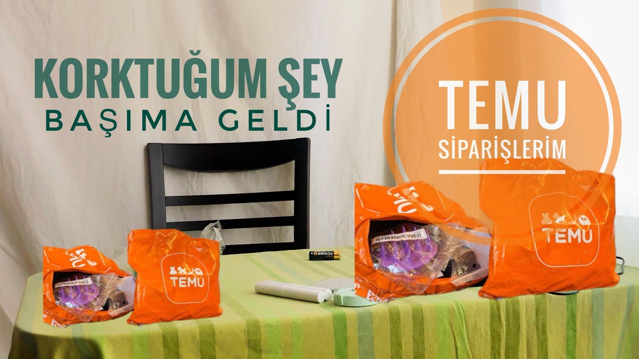 TEMU’DAN SİPARİŞLERİM GELDİ | 1 AY BEKLEYİŞİN ARDINDAN