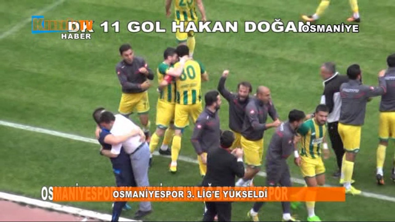Osmaniyespor 3  lige yükseldi