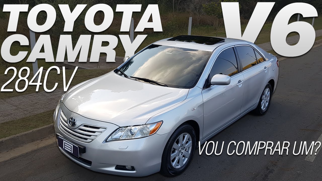 CONHECENDO O TOYOTA CAMRY 2008 3.5 V6 DE 284CV