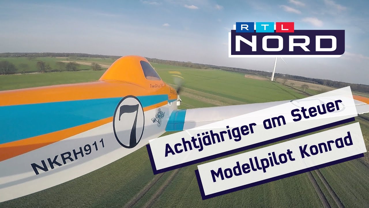 Konrad ist erfolgreicher Modellpilot - und gerade mal 8 Jahre alt!