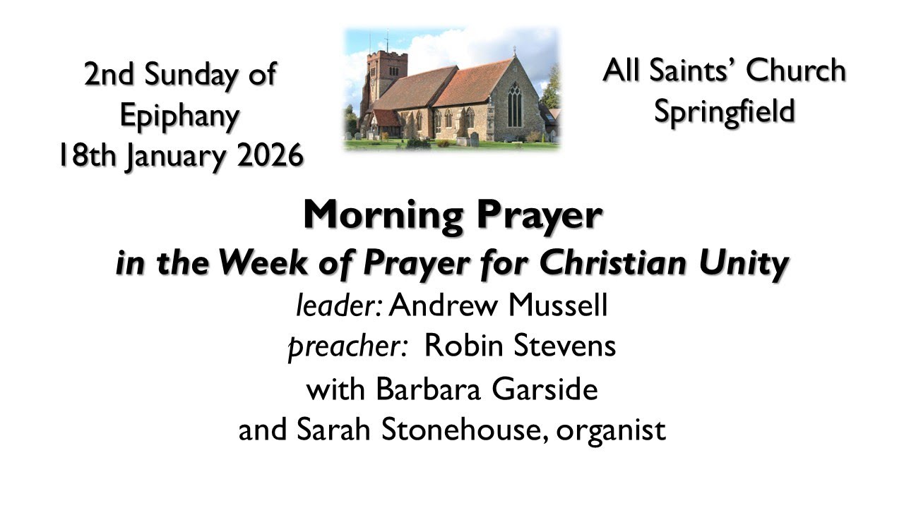 Morning Prayer – 2nd Sunday of Epiphany – 18 January 2026