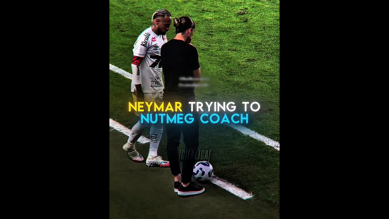 Неймар дважды не смог прокинуть мяч между ног 🤯