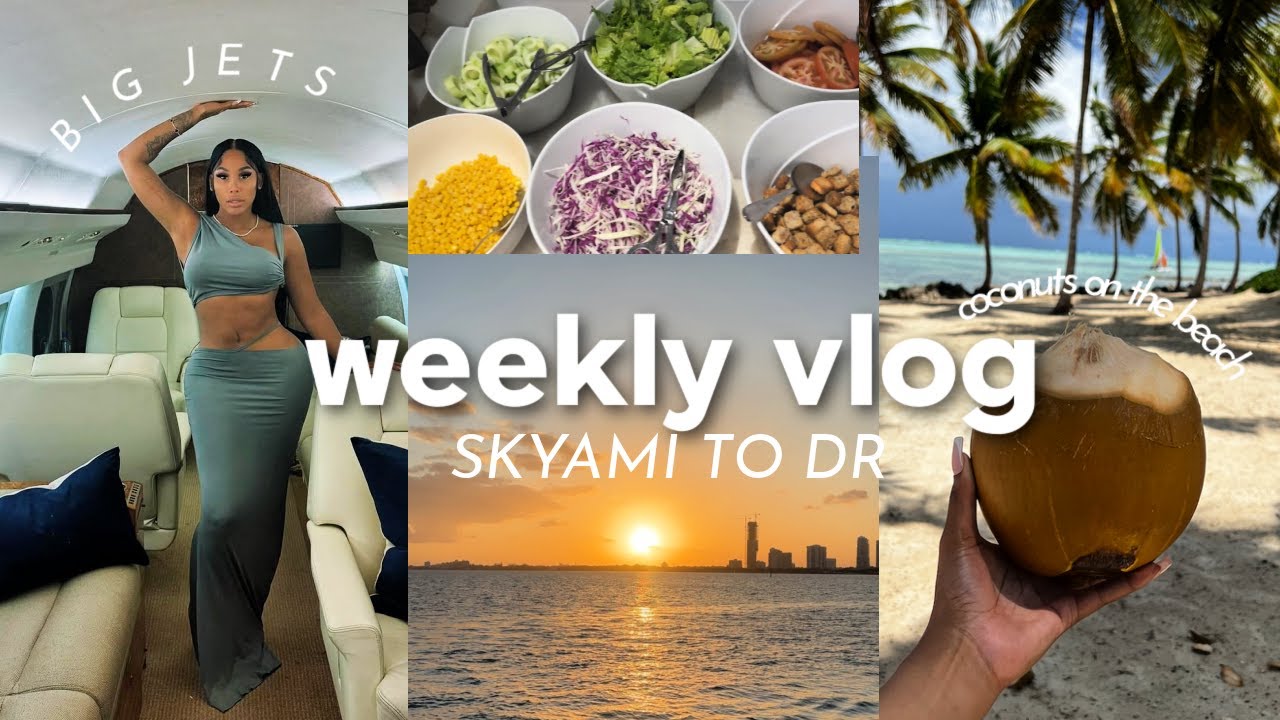 VLOG: Skyami to DR | Private Jet, Villa House Tour in Dominican Republic
