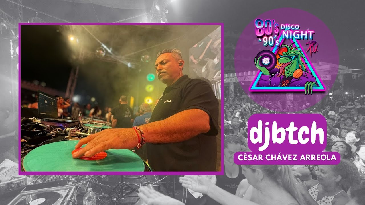 Set de djbtch retro 80's & 90's con tornamesas, domingo 4 de mayo de 2025 en Puerto Vallarta, Jal.