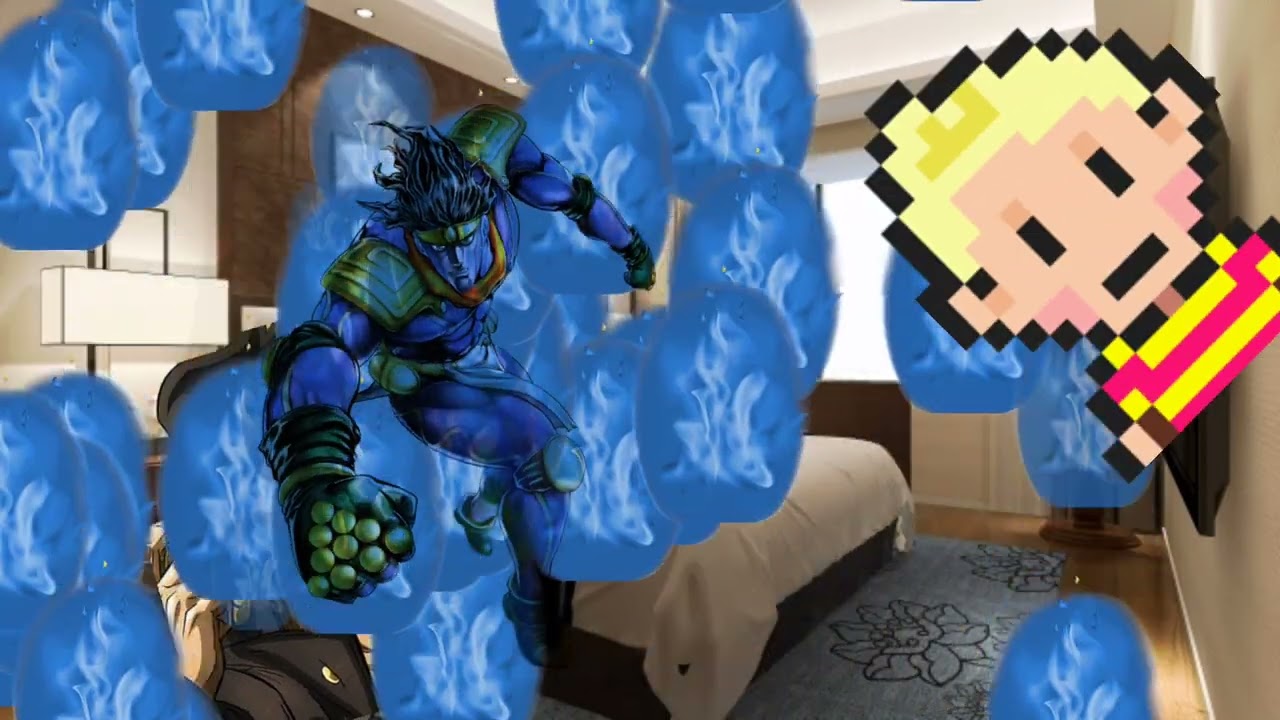 Lucas Mother 3 earthbound versus jojo jjba jotaro (Pk star platinum) (Youtub dont recommend this)