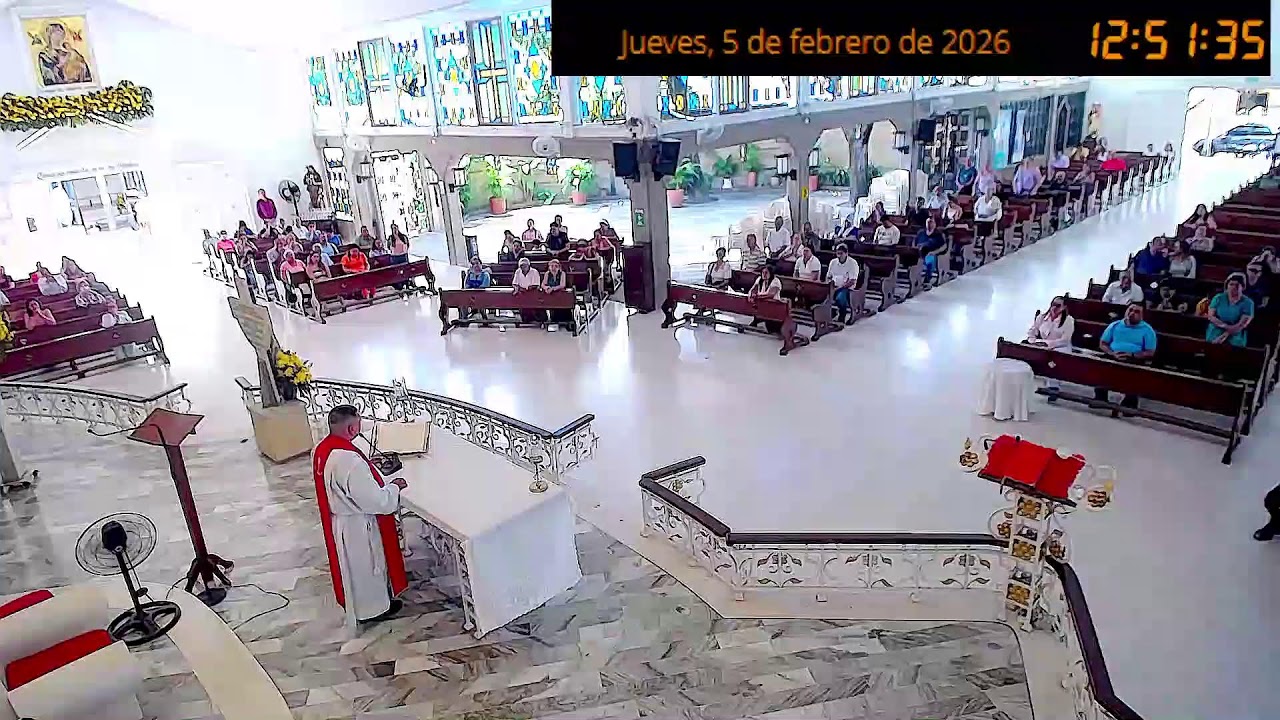 EUCARISTÍA JUEVES    5    DE FEBRERO  DE 2026   12:15 PM