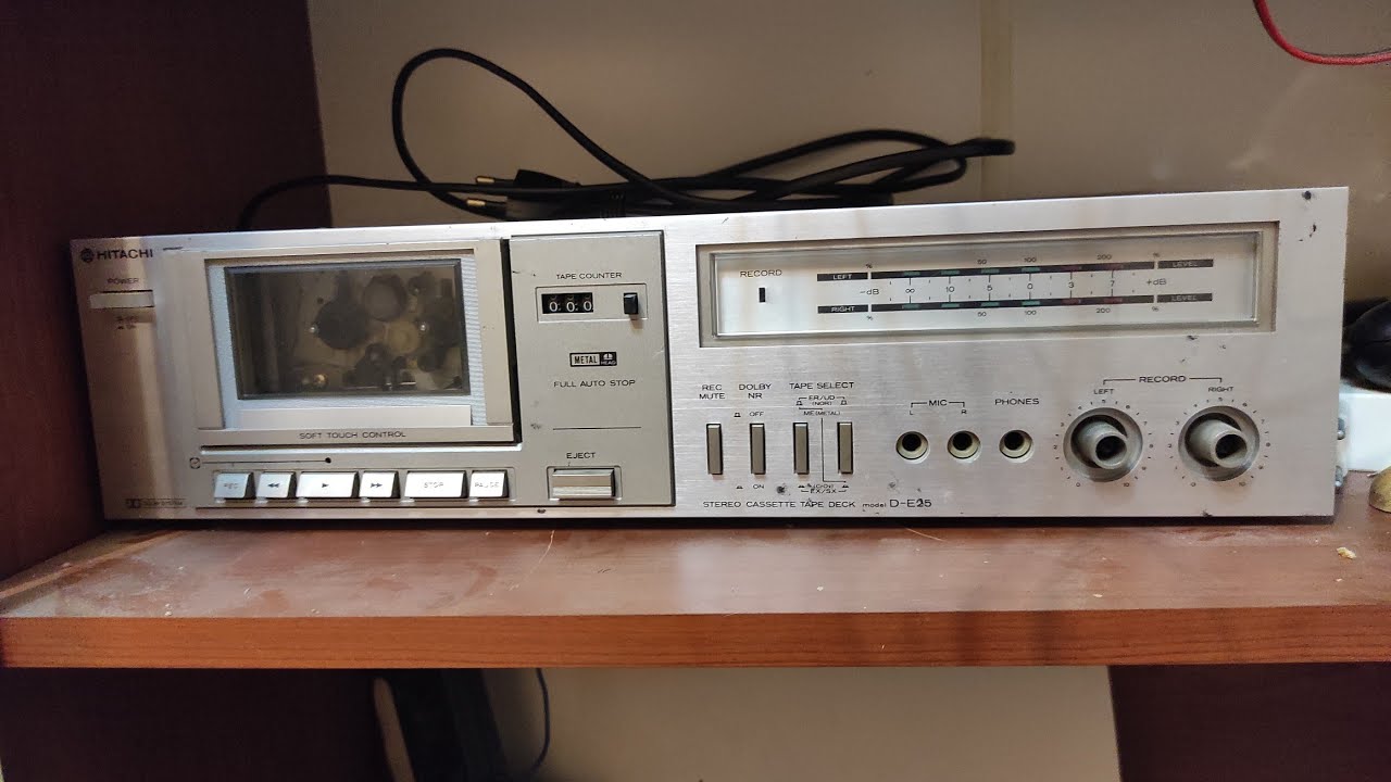 Неудачный ремонт кассетника hitachi d-e25