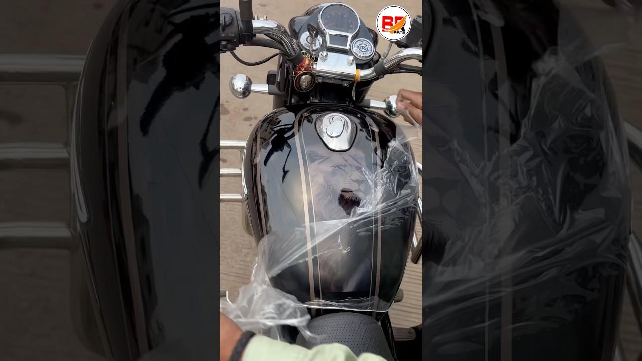 Royal Enfield standard 350 bs6 new model smoke Lamination || @balajiradiumartindore5383 #ytshorts