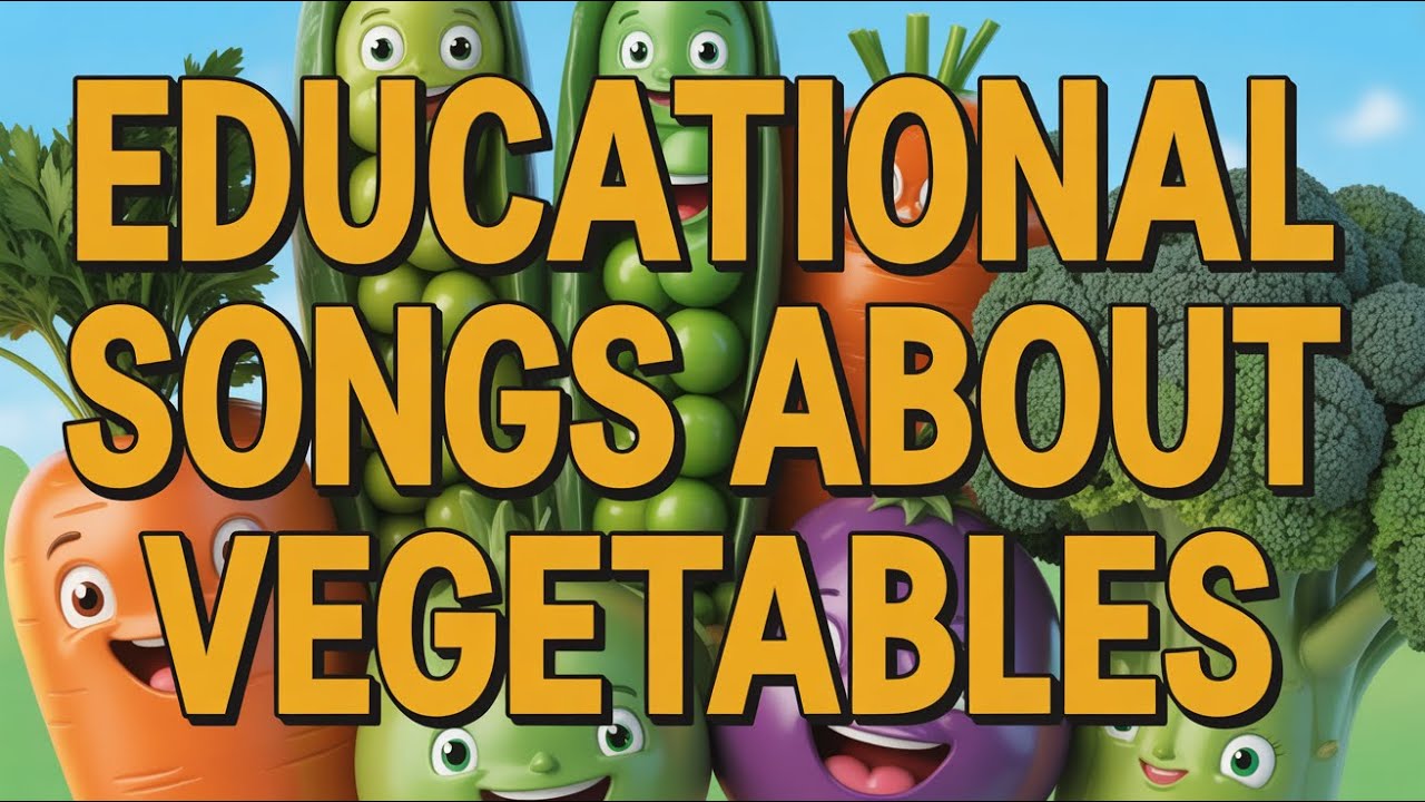 Nursery Rhymes Vegetable Song | Learn English with Fun Animation and Healthy Food Lessons