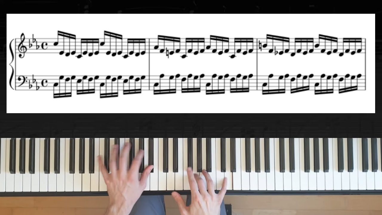 Bach Prelude No. 2 in C Minor Tutorial (Well-Tempered Clavier I) BWV 847
