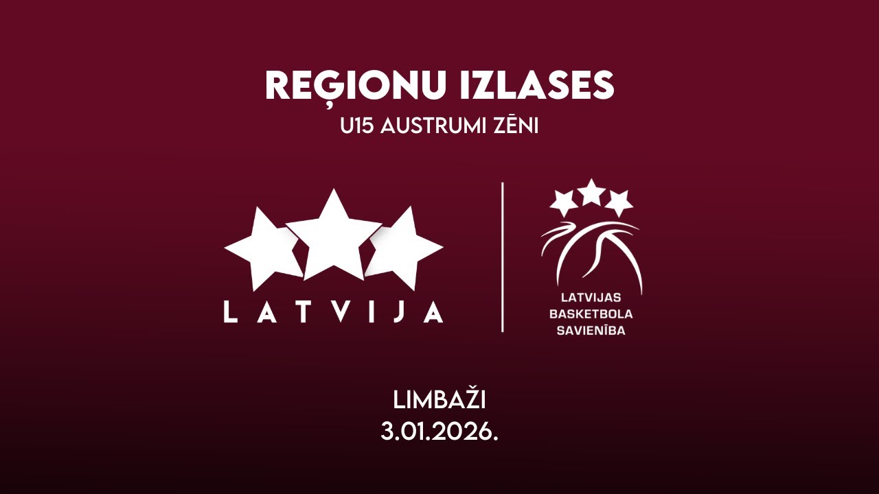 Reģionu izlases treniņš Limbažos U15 austrumi zēni