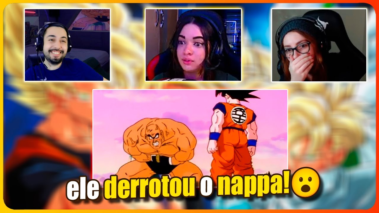 Vendo Goku da um Pau em Nappa 😮🔥 | MULTI - REACT | Dragon Ball Z - EP 28