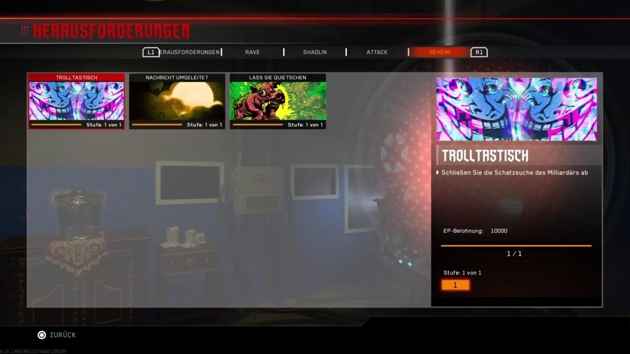 Geheime Visitenkarten im Zombiemode von Call of Duty Infinite Warfare