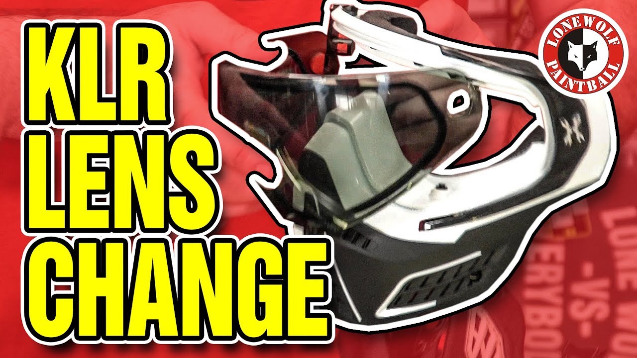 How to change the lens HK Army KLR Goggle | Lone Wolf Paintball Michigan