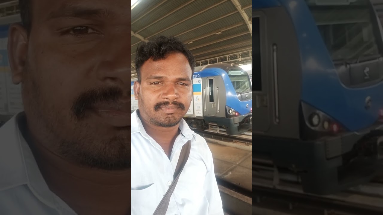 Metro Train Experience 😳🥰 St.Thomas mount to kilpauk #metro #chennai #Chennaimetro #AnbuThamizhan