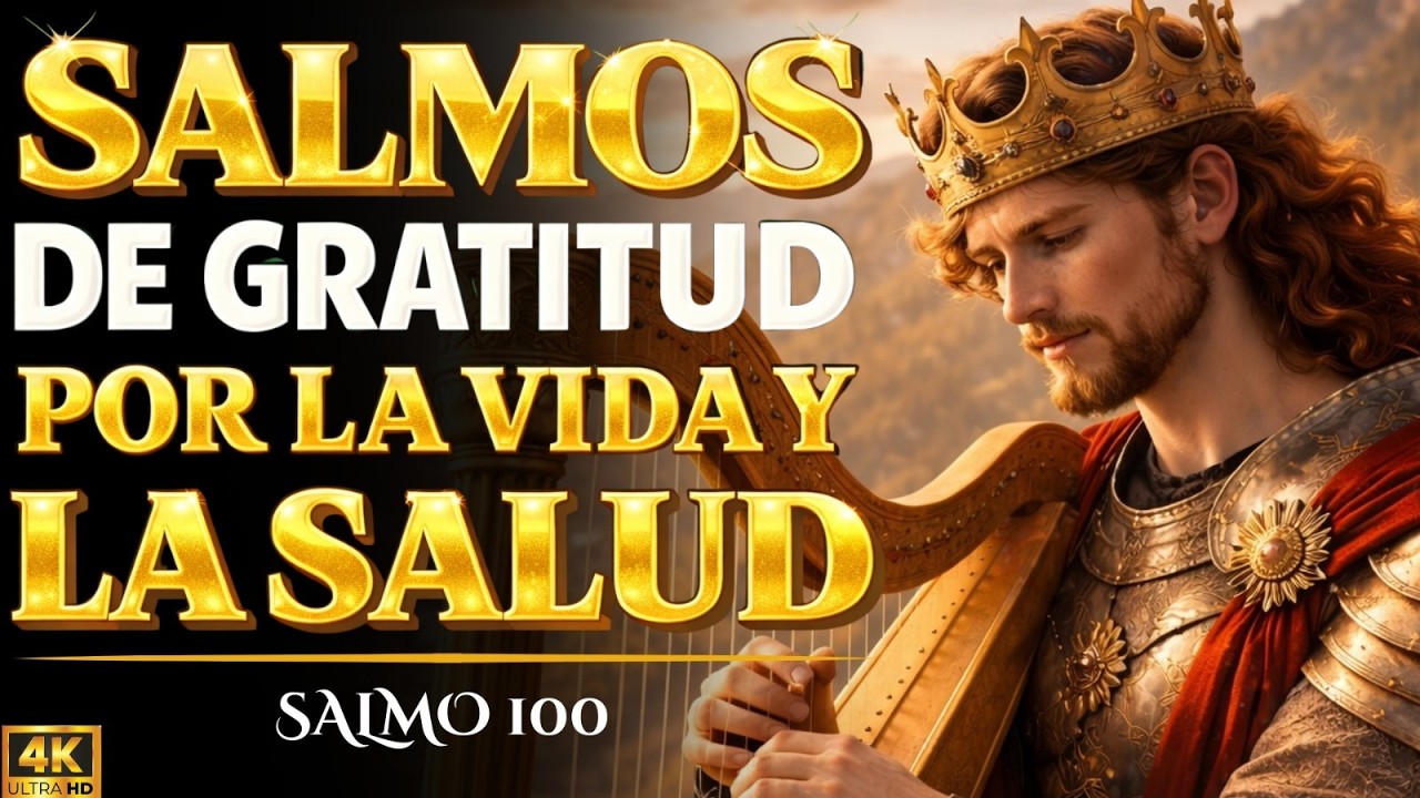 SALMOS PARA VIVIR AGRADECIDOS CON DIOS | Gracias a Dios por Cada Nuevo Aliento #salmos #musicahebrea