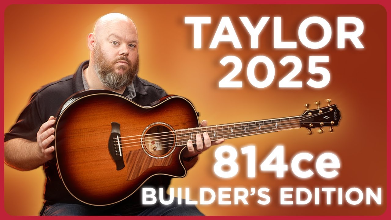 Taylor Makes Sinker Redwood Permanent on the 814ce Builder's Edition! New 2025 Taylor Guitars