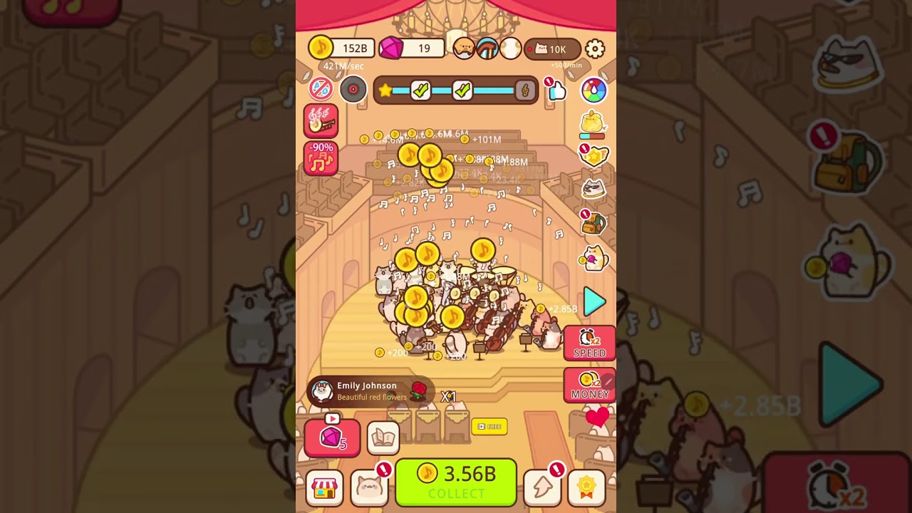 Cute cat game me pro already:)♡♡♡