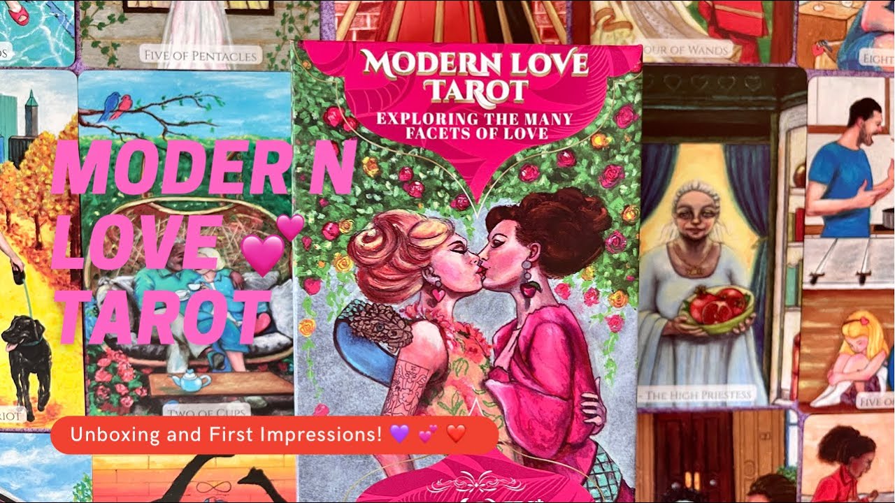 Modern Love Tarot by Ethony and Lucy Morningstar || Unboxing and First Impressions Walkthrough
