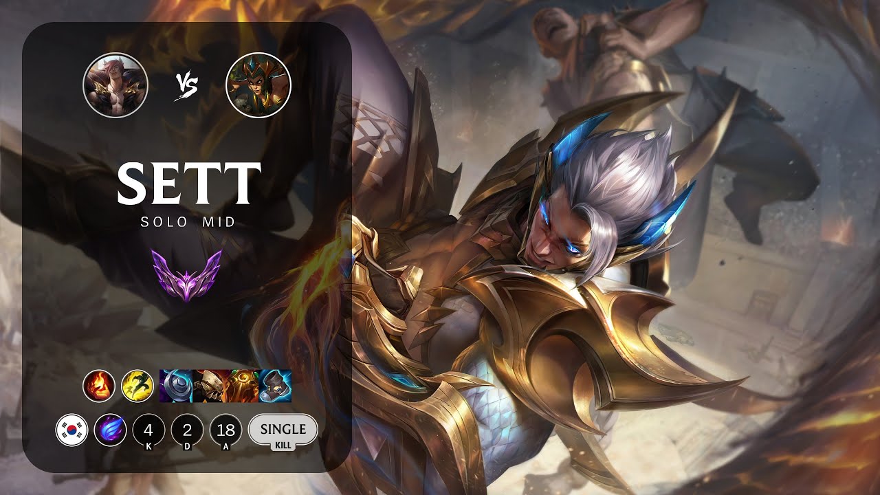 Sett Mid vs Cassiopeia - KR Master Patch 13.7