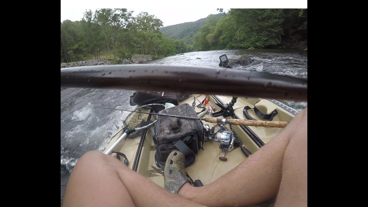 Drifting the Tuckasegee River for Smallmouth in Kayaks!