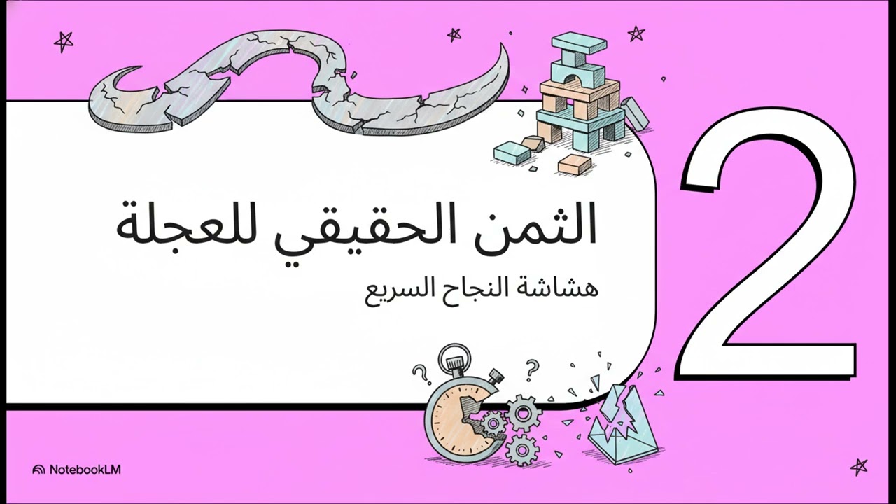ڤكتوري وذ أش بالعربي |  الاستعجال عدو النجاح الحقيقي