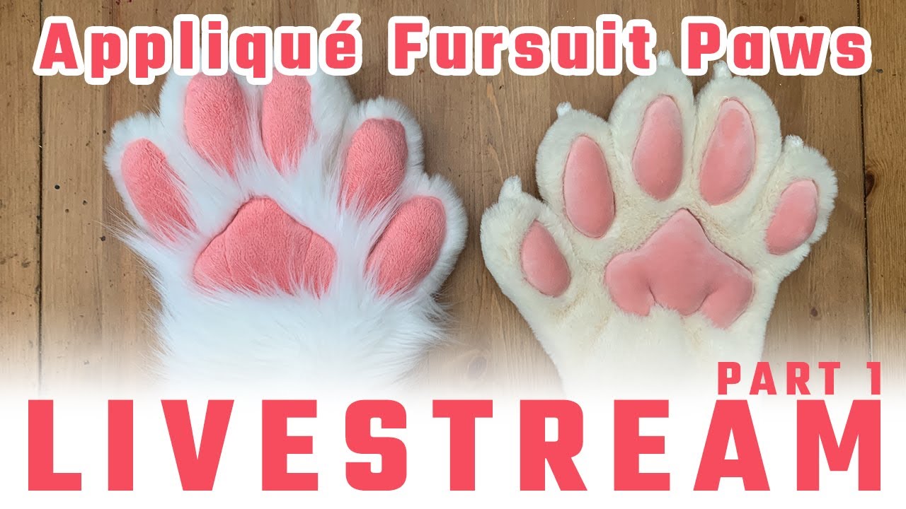 Fursuit Making: How to make Appliqué Hand Paws - Part 1