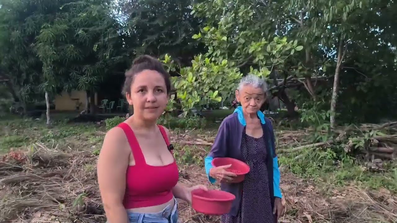 🌽 MINHA MÃE E ESPERANÇA NA LIDA! Plantando Milho e Fazendo História na Roça
