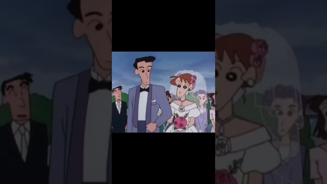shinchan all teacher's marriage💍 ❤#yoshinaga #matsuzaka #masumi #shinchan #cartoon