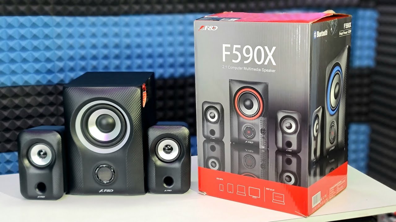 NEW F&D F590X 2.1 HOME THEATER | UNBOXING REVIEW SOUND BASS TEST |120W | BEST BUDGET HOME THEATRE