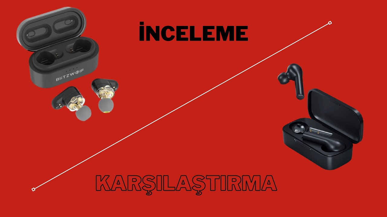 Blitzwolf BW-FYE7 TWS Bluetooth 5.0 /QCYT5 Kulaklık inceleme ve karşılaştırma