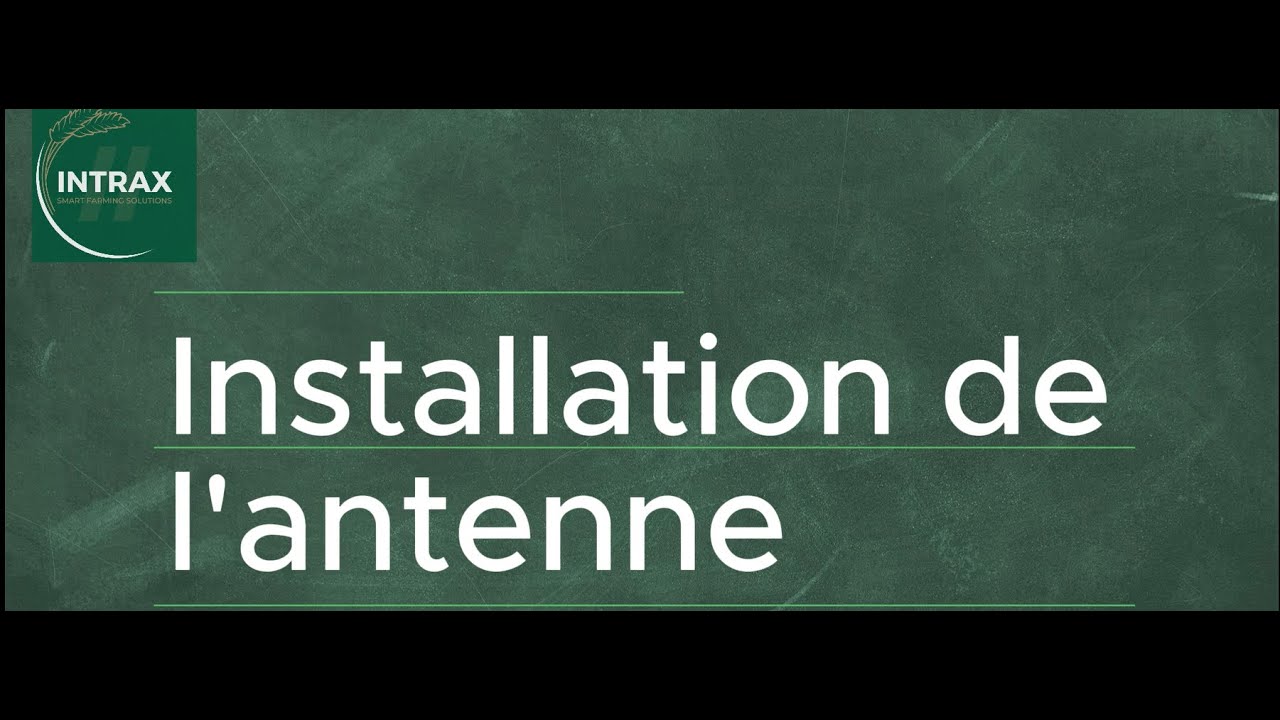 Montage de l’antenne de l'autoguidage Sveaverken F100