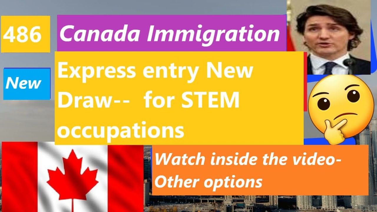 Express Entry Canada II Draw # 254 STEM II IRCC II Canada Immigration II  Draw 5 jul 2023 CRS @ 486