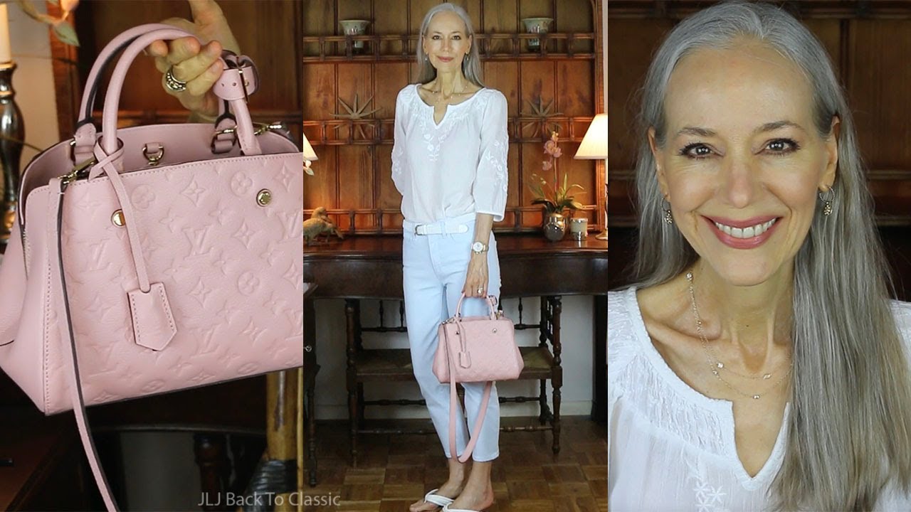 Обзор сумки Louis Vuitton Montaigne BB Empreinte: что подходит: топ из газа, джинсы, OOTD / Класс...