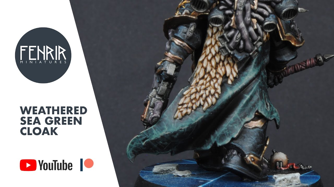 How to paint: Weathered Sea Green Cloak