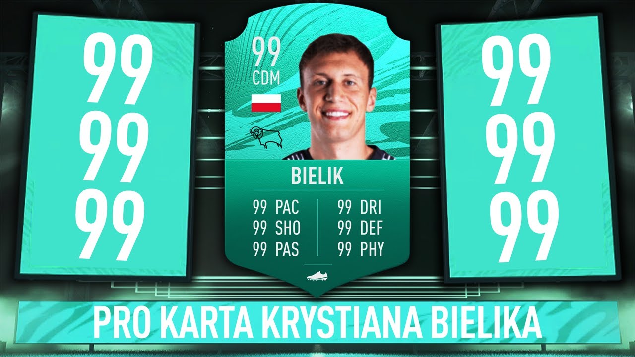 Test PRO karty ze wszystkimi statystykami ocenionymi na 99!