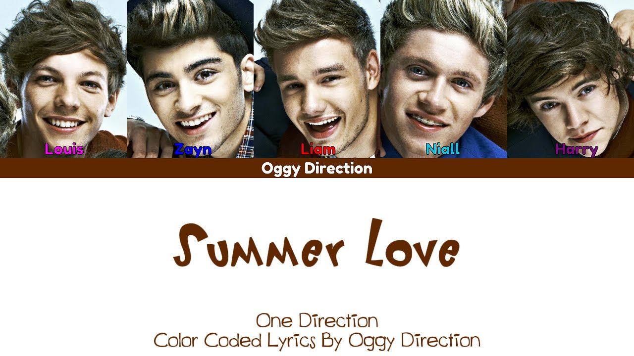 One Direction - Summer Love (New Color Coded Lyrics 2024)