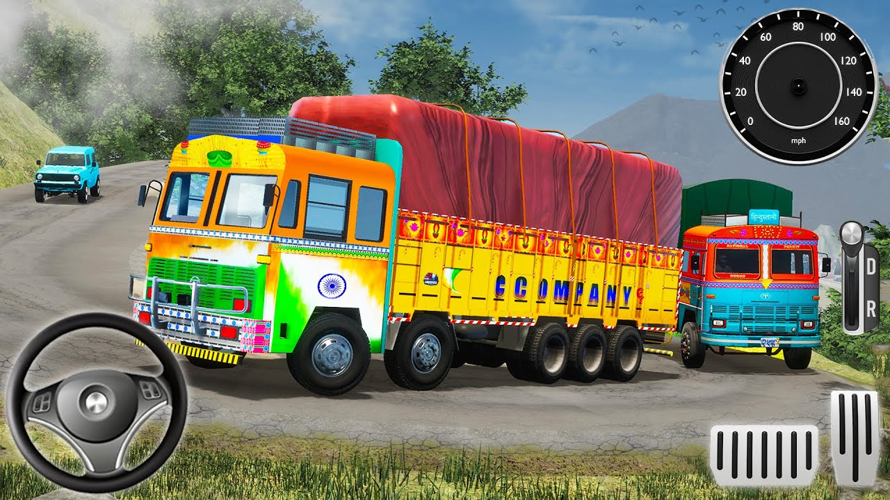 Indian Truck Driving Simulator 3D-Offroad Heavy Cargo Transporter Truck Driver__Android Gameplay