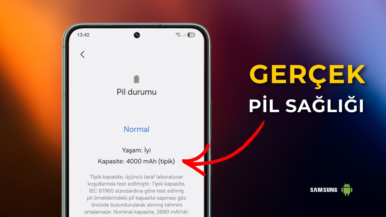 Samsung Telefonun Gerçek Pil Sağlığını Öğren! (Gizli Yöntem)