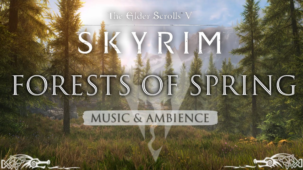 The Forests of Spring | Peaceful Spring Skyrim Music & Ambience | 3 Hours