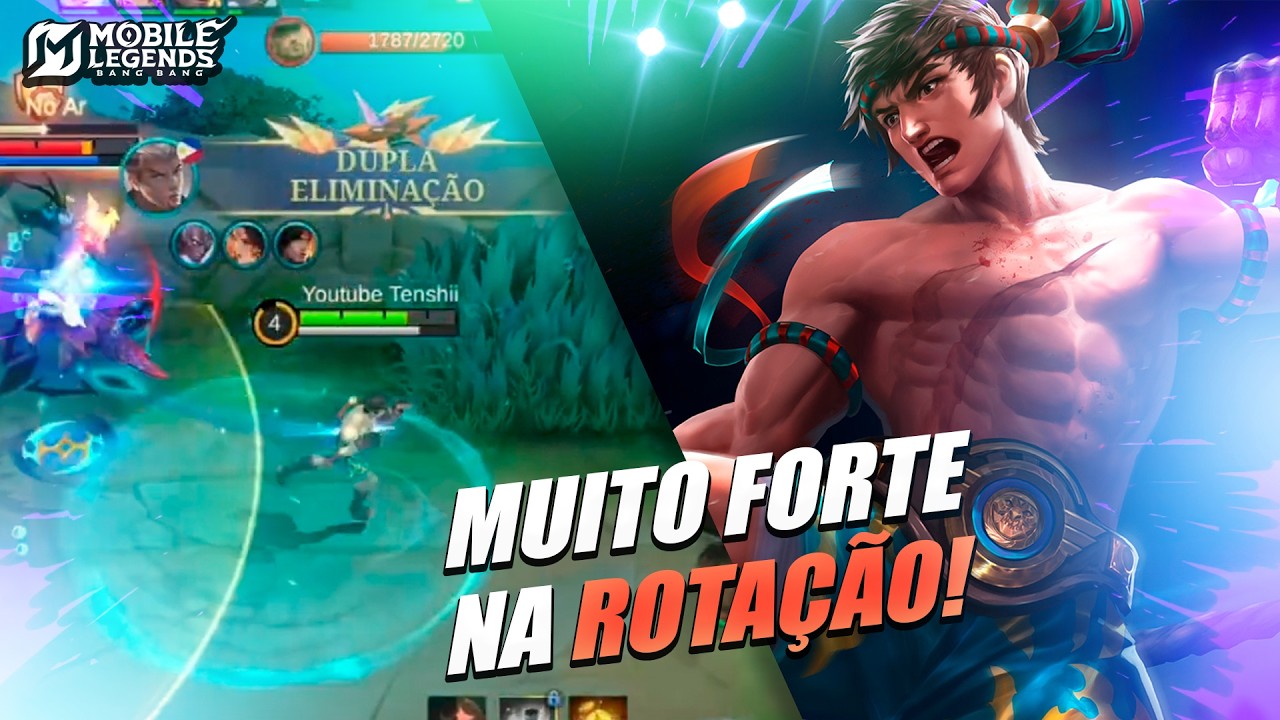 Chou ainda é FORTE na ROTA - Chou Gameplay | Mobile Legends
