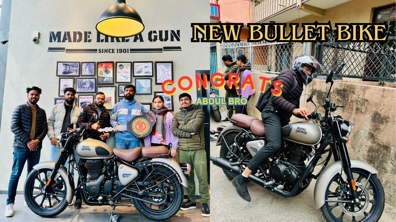 Finally New Royal Enfield Classic 350 Delivery | Bullet Bike 😱